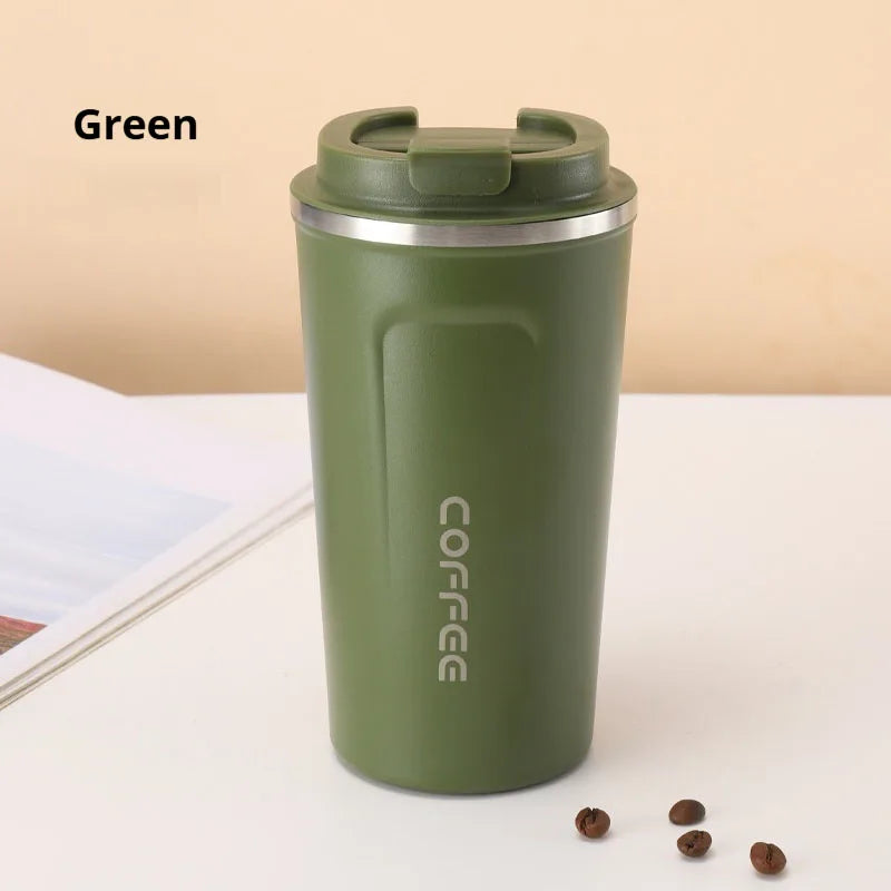 Stainless Steel Coffee Mug Vacuum Insulated Tumbler – 380ml / 510ml Thermal Cup for Hot & Cold Drinks
