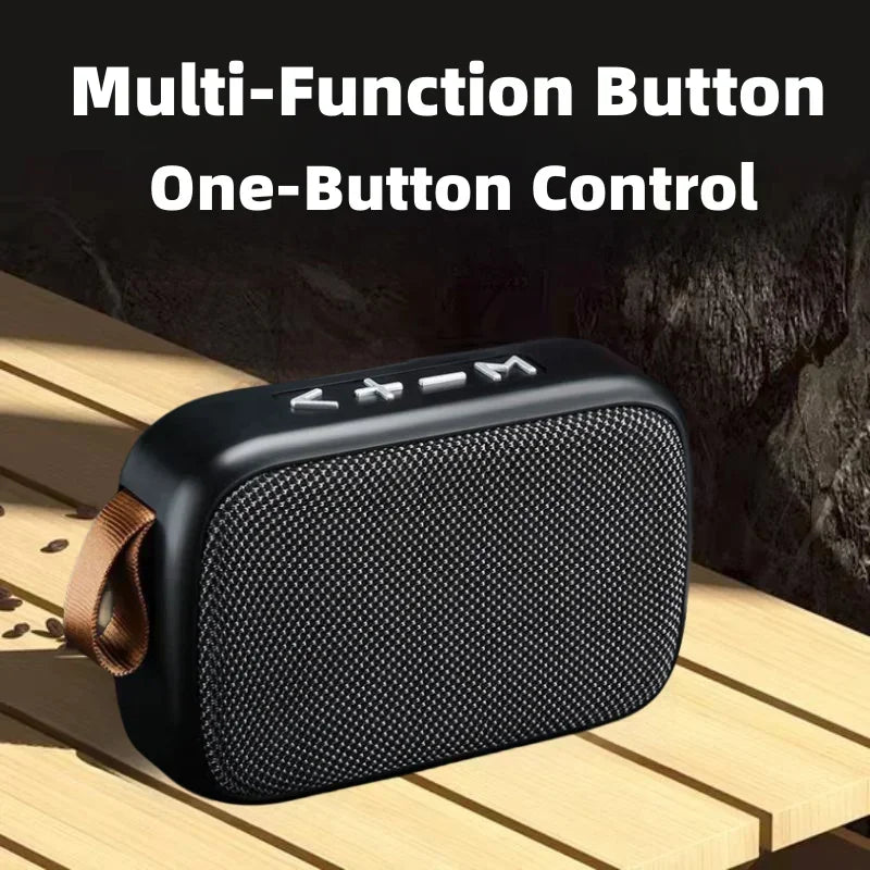 G2 Oxford Mini Bluetooth Speaker - Portable 3D Surround Sound for Outdoor Adventures