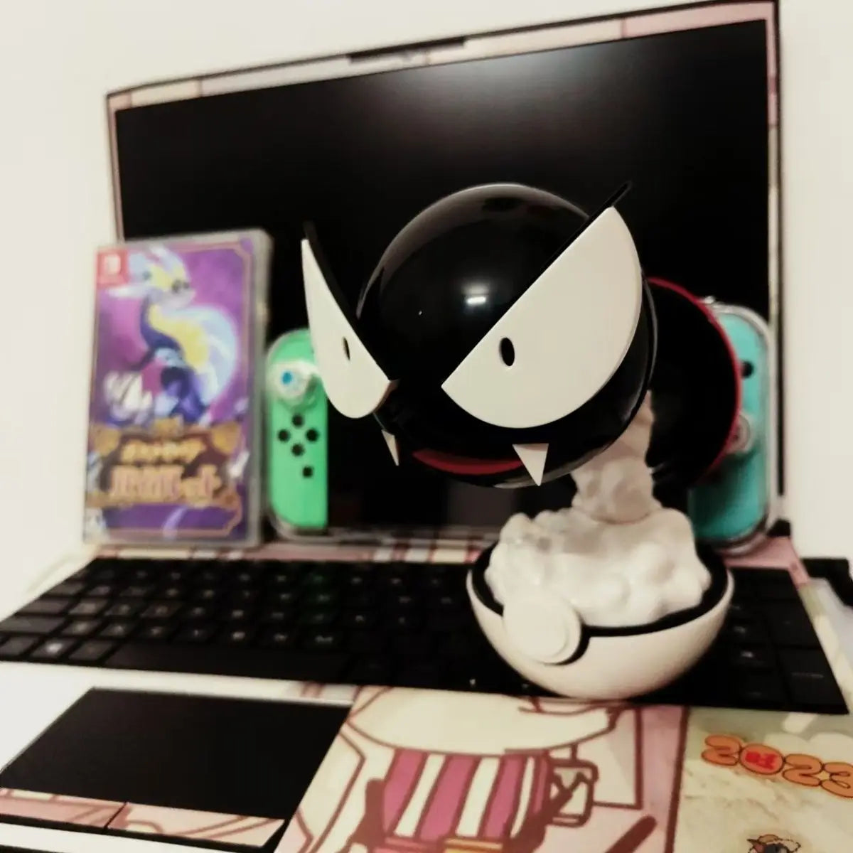 Pokemon Gengar Humidifier Anime Gengar Nightlight Air Purifier Ambient Lighting Cute Led Lamp Room Decoration Kid Christmas Gift