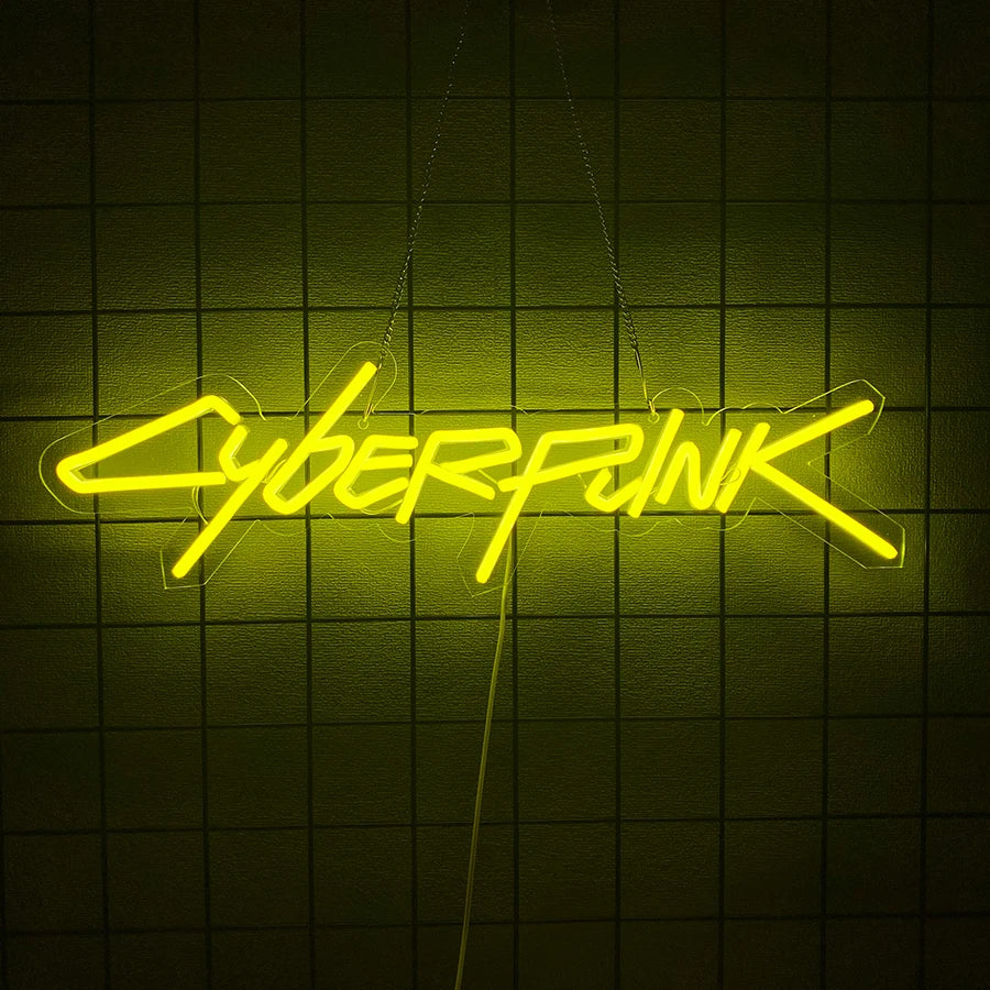 Game Cyberpunk Edge Runner Neon Sign – LED Wall Light for Gaming Room, Man Cave, Internet Bar & Bedroom Decor