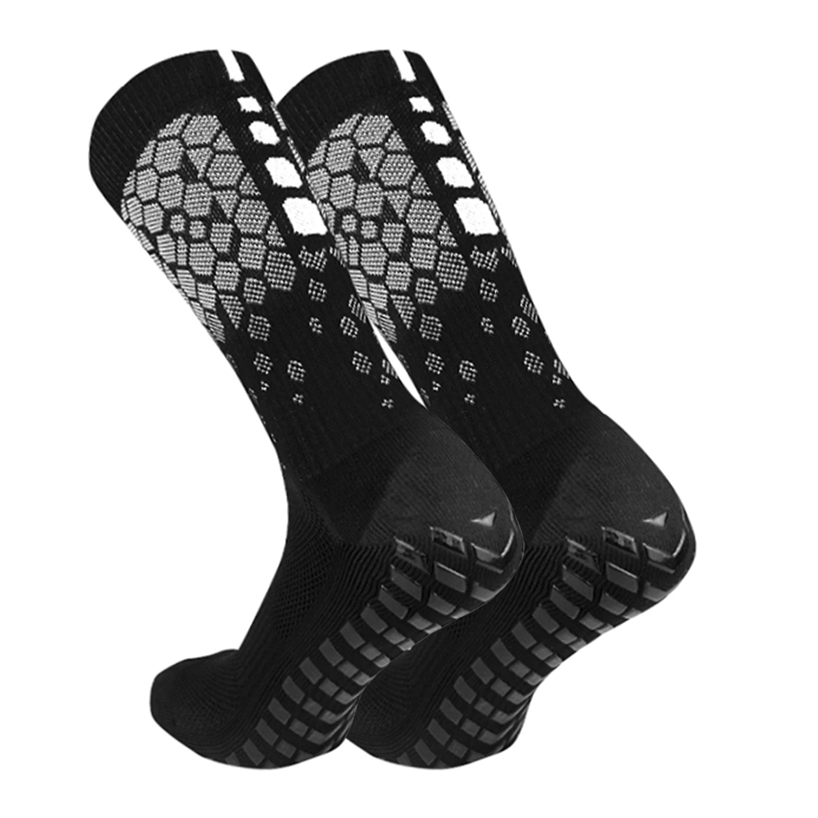 Anti-Slip Soccer Socks for Men & Women – Breathable Athletic Grip Socks for Football, Gym & Yoga