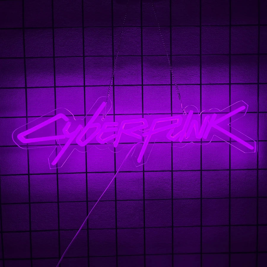 Game Cyberpunk Edge Runner Neon Sign – LED Wall Light for Gaming Room, Man Cave, Internet Bar & Bedroom Decor