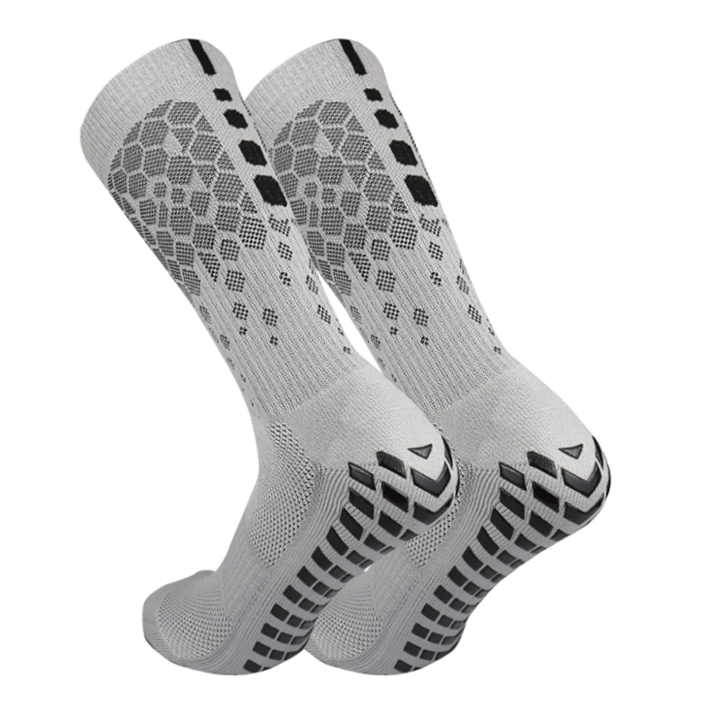Anti-Slip Soccer Socks for Men & Women – Breathable Athletic Grip Socks for Football, Gym & Yoga