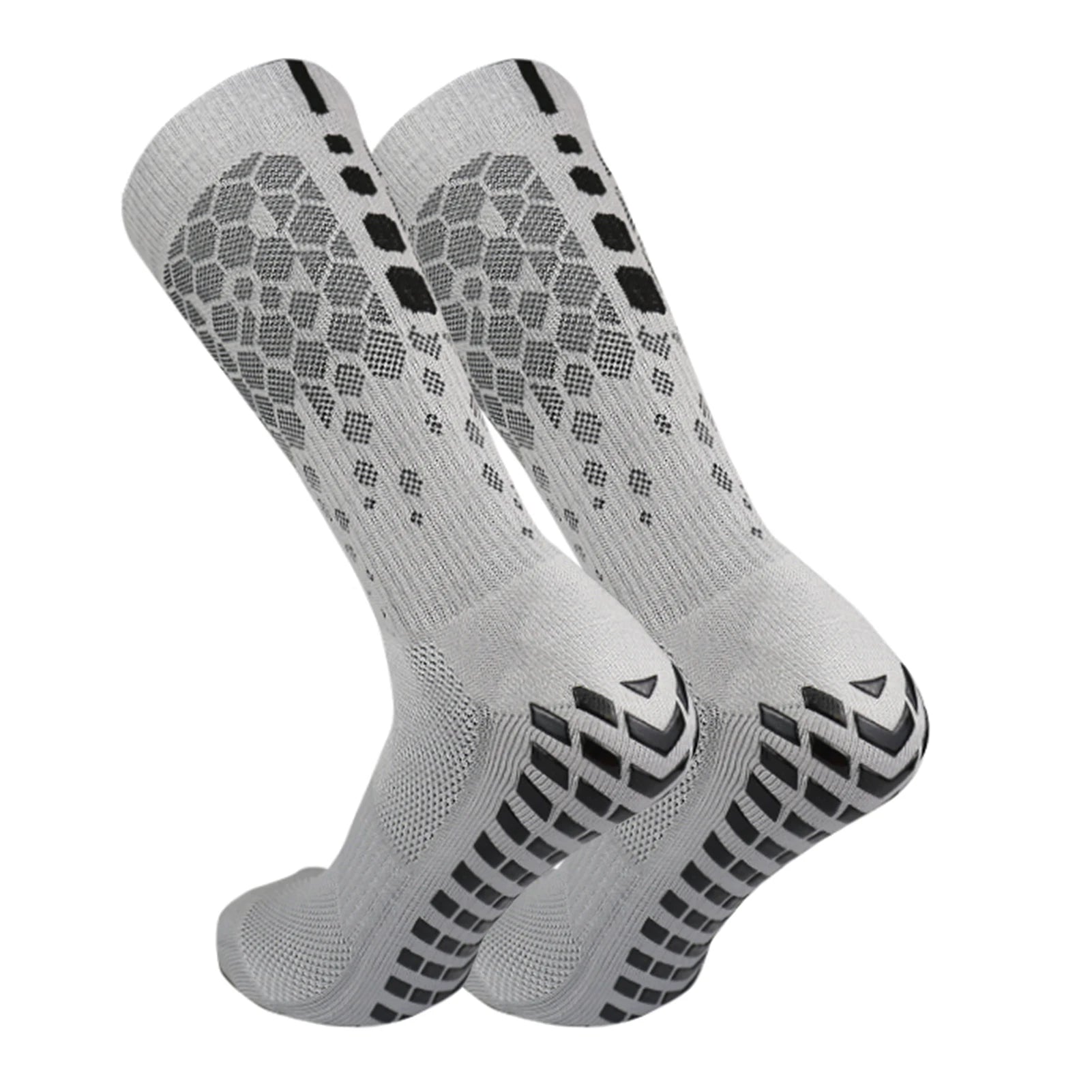 Anti-Slip Soccer Socks for Men & Women – Breathable Athletic Grip Socks for Football, Gym & Yoga