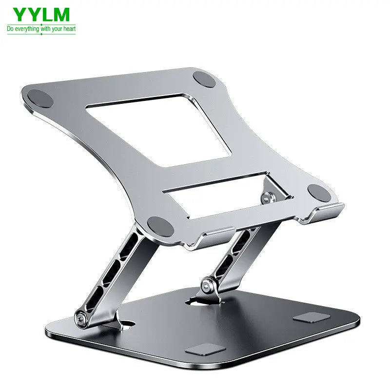 Adjustable Aluminum Laptop & Tablet Stand – Portable Folding Cooling Support for Up to 17” Devices