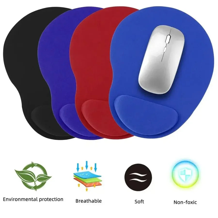 Ergonomic Mouse Pad with Wrist Rest – Comfortable Non-Slip Wrist Support Cushion