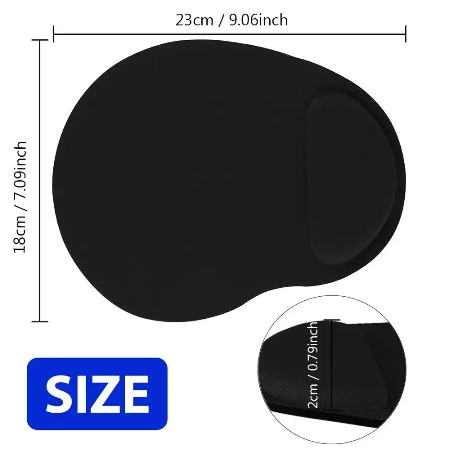 Ergonomic Mouse Pad with Wrist Rest – Comfortable Non-Slip Wrist Support Cushion