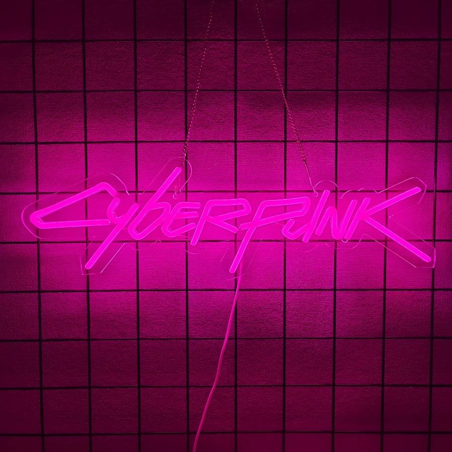 Game Cyberpunk Edge Runner Neon Sign – LED Wall Light for Gaming Room, Man Cave, Internet Bar & Bedroom Decor
