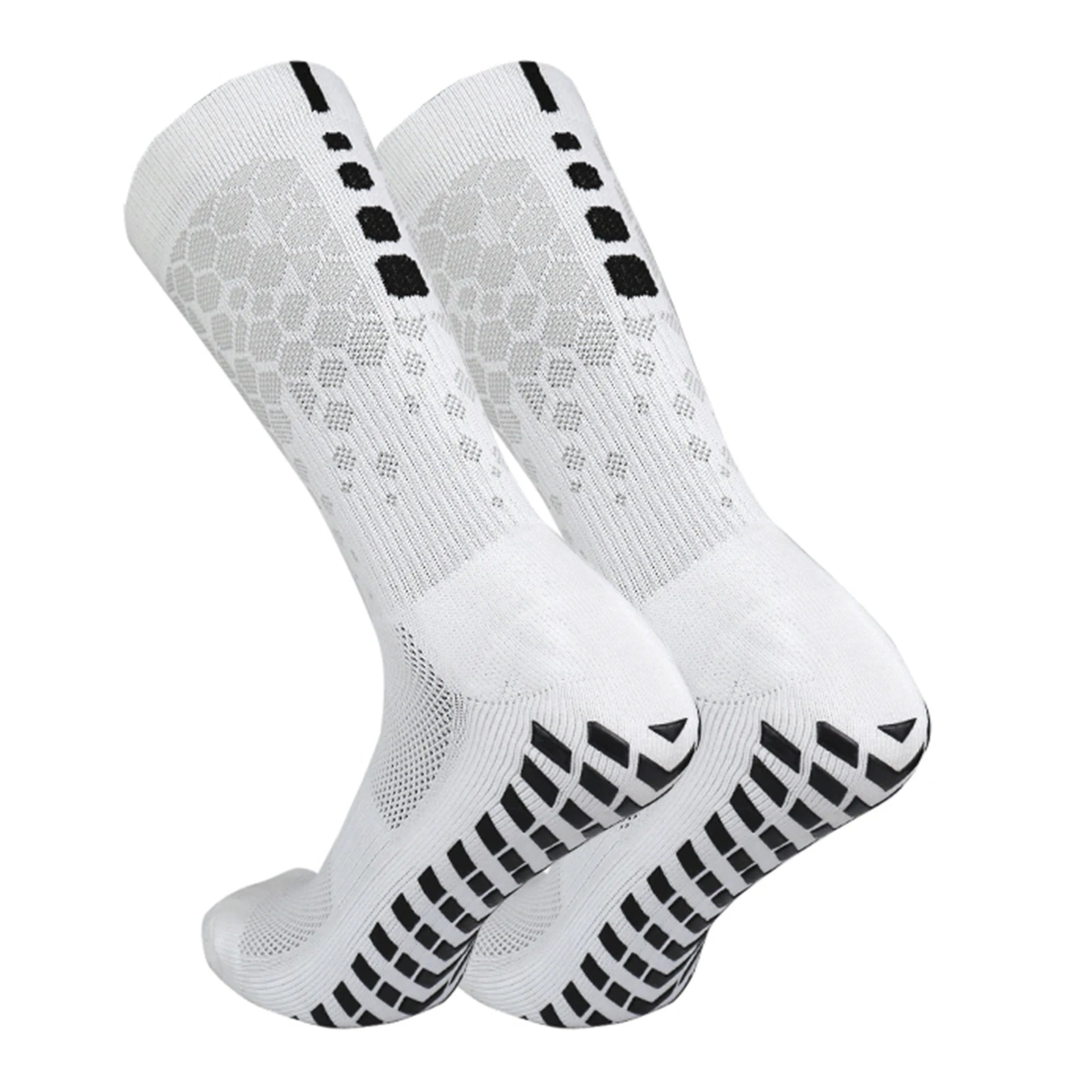 Anti-Slip Soccer Socks for Men & Women – Breathable Athletic Grip Socks for Football, Gym & Yoga