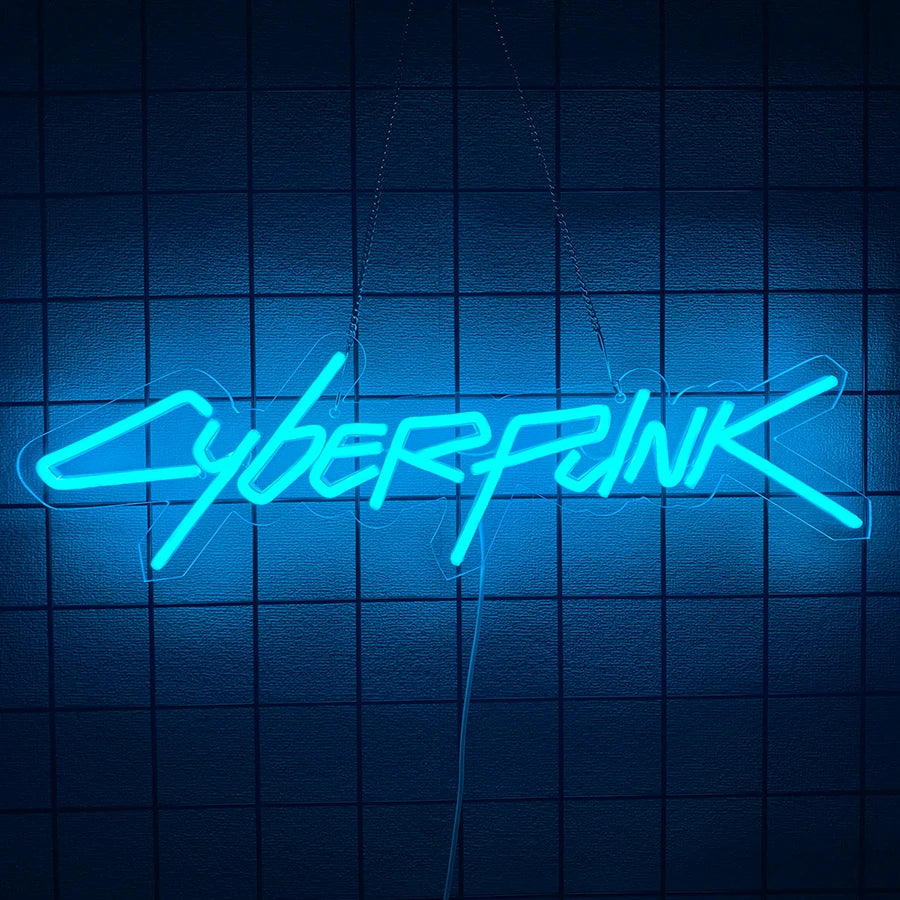 Game Cyberpunk Edge Runner Neon Sign – LED Wall Light for Gaming Room, Man Cave, Internet Bar & Bedroom Decor