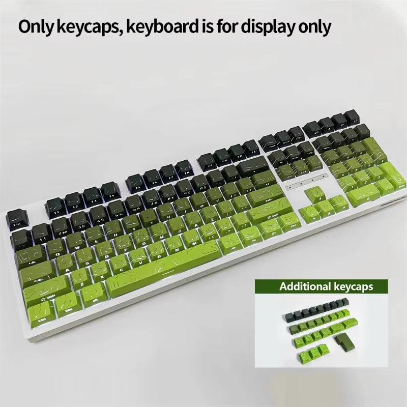 Elevate Your Gaming Experience with the New Topographic 4.0 Keycap Set - 98 PBT Cherry Profile Side Print Backlit for MX Mechanical Keyboards